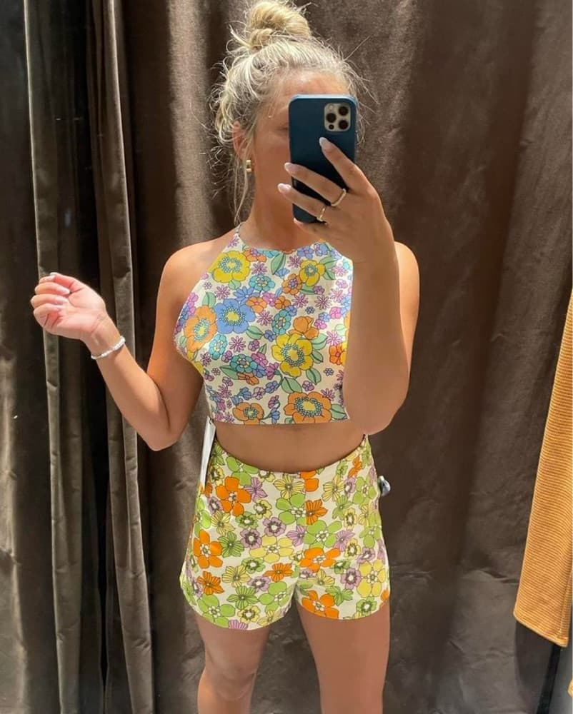 Zara Two Piece Shorts Set - Image 1