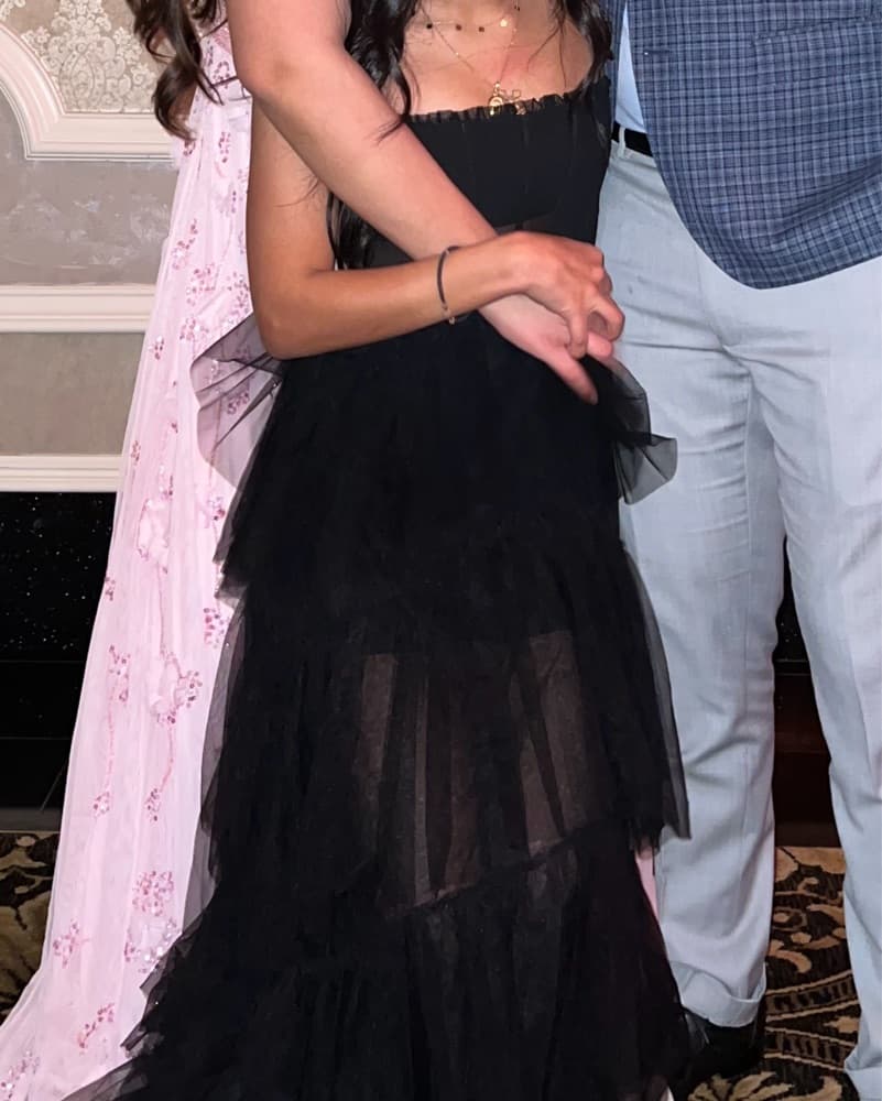 BCBGMAXAZRIA Tulle Corse Gown - Image 1