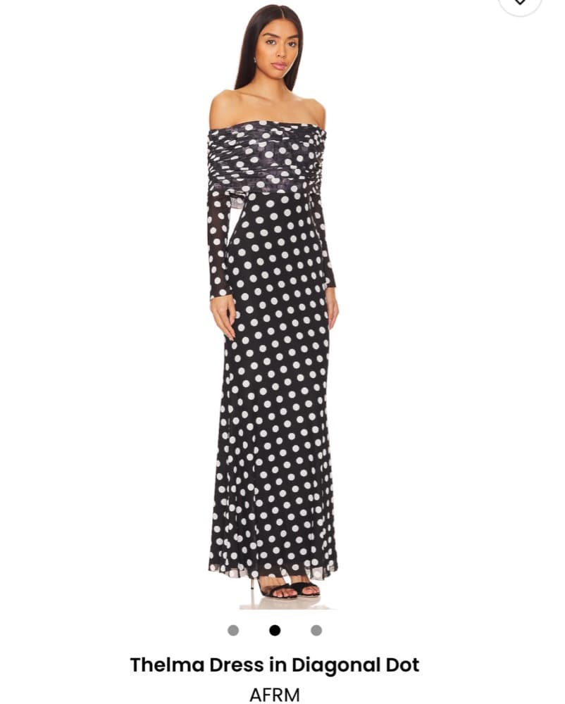 AFRM Polka Dot Maxi Dress - Image 2