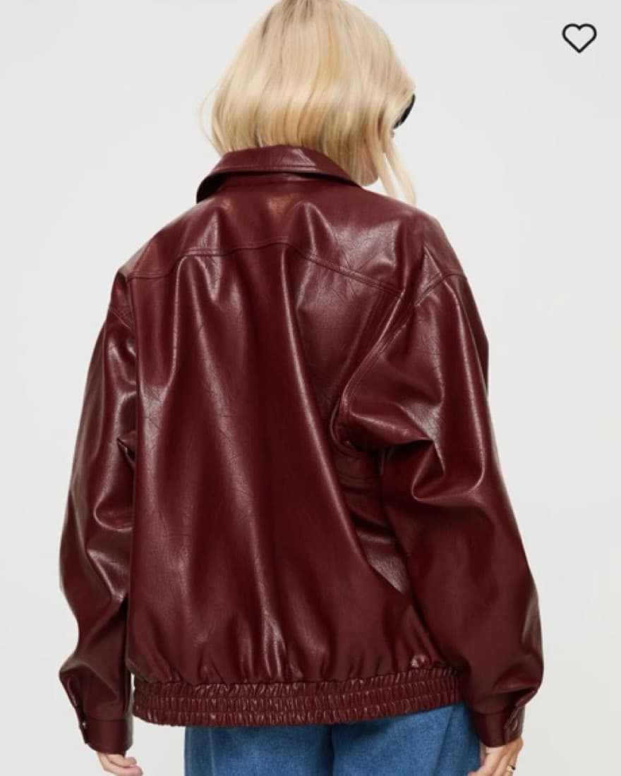 Boyfriend Leather Jacket  - Image 3