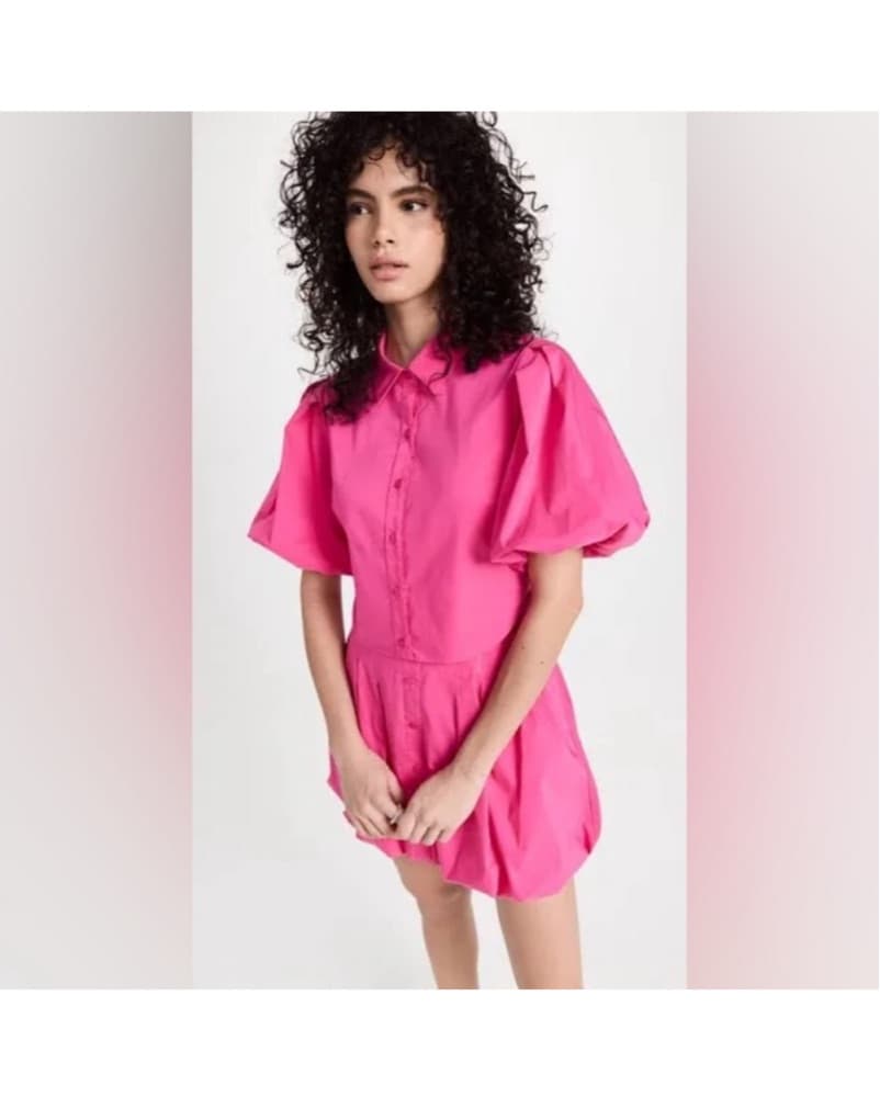 Jonathan Simkhai Pink Cut Out Dress - Image 4
