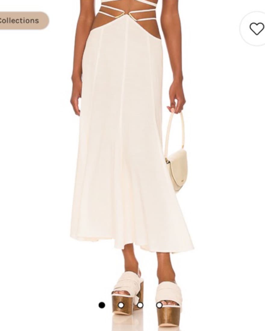Cult Gaia Cream Skirt  - Image 3