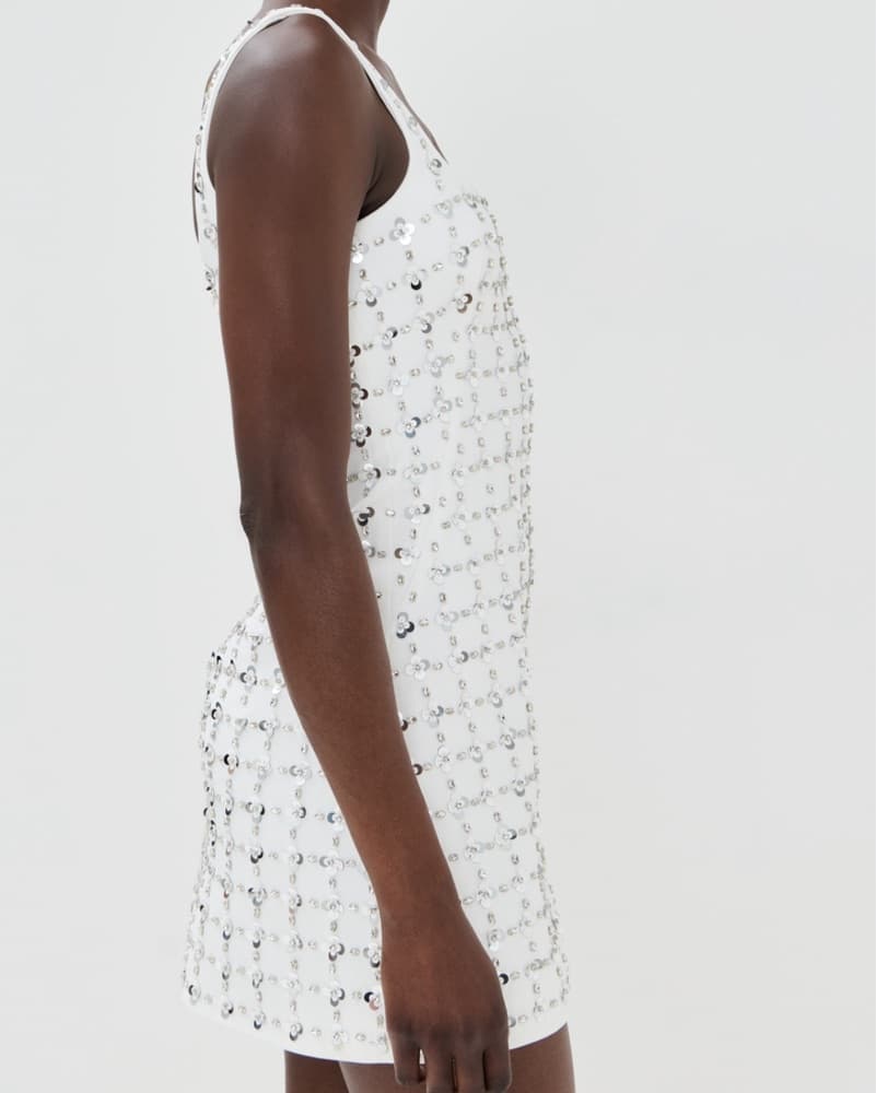 Simkhai Ziva Embellished Mini Dress - Image 4