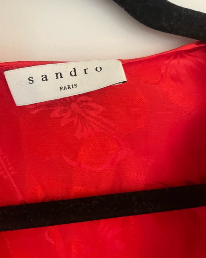 Sandro Red Dress - Image 4