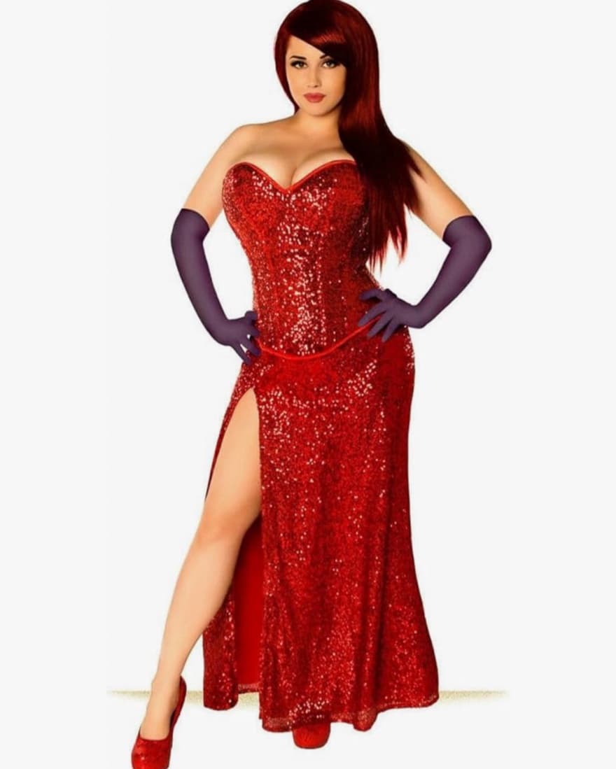 Jessica Rabbit Costume - Size S - Image 2