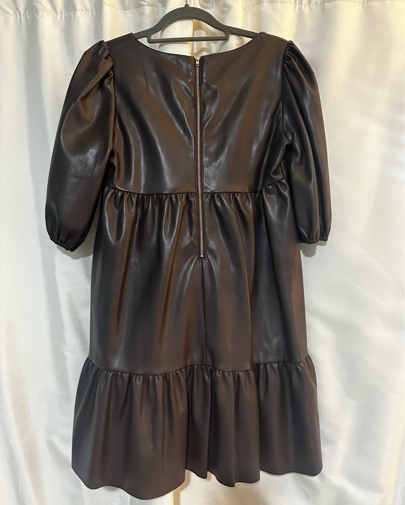 Flea Style Faux Leather Midi Dress - Image 2