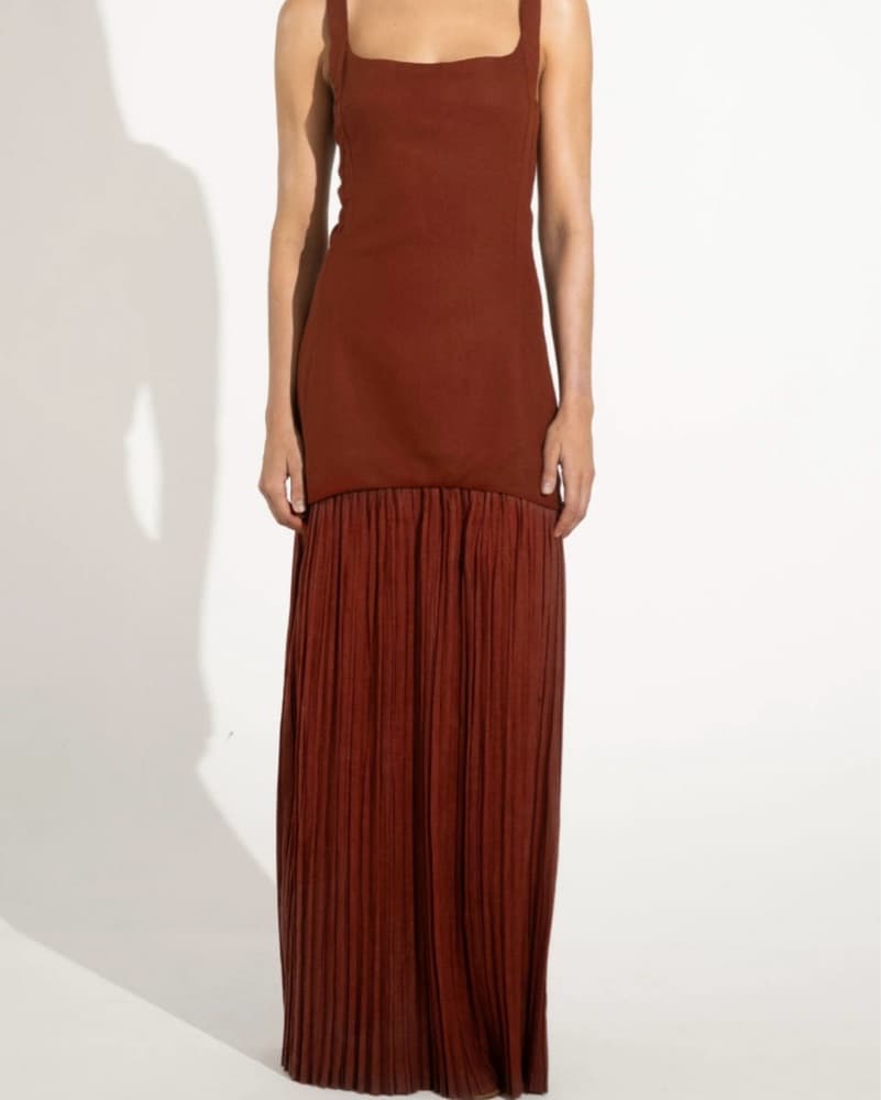 Terracotta Maxi Dress - Image 2