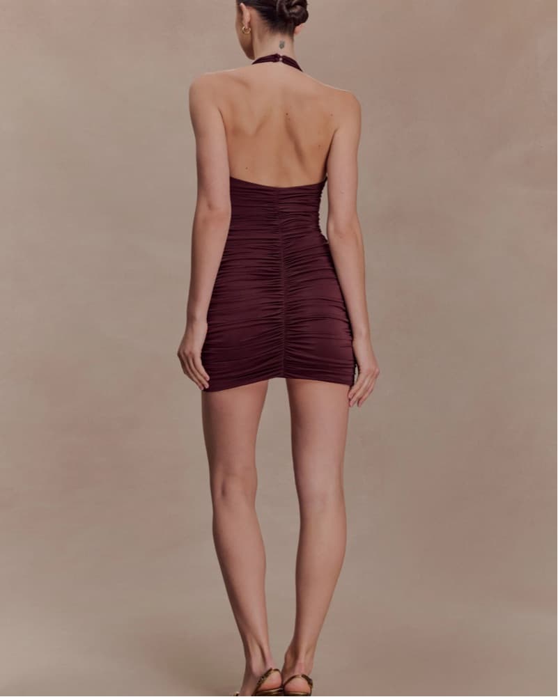 Meshki Red Mini Dress - Image 2