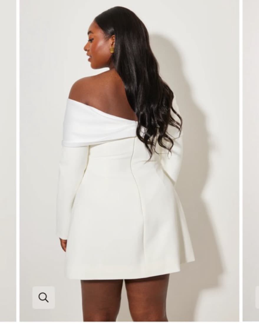Odd Muse White Mini Dress - Image 3
