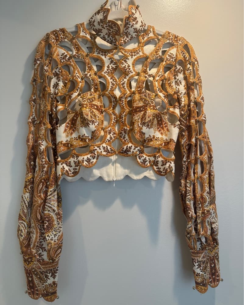 Zimmermann 2019 Runway Crop Top - Image 2