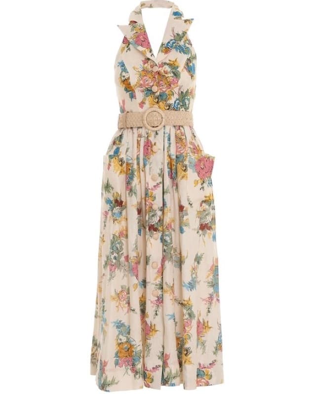 Zimmerman Clover Floral Halter Dress - Image 4