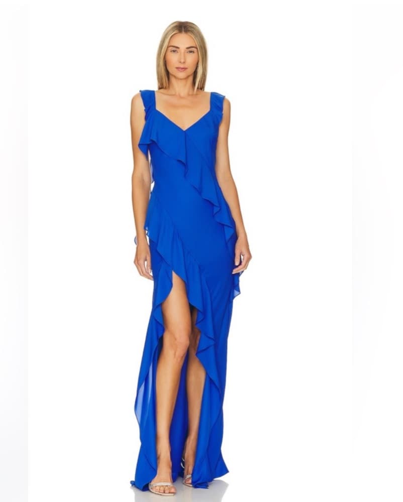 Amanda Uprichard Blue Dress  - Image 1