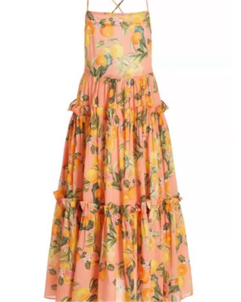 cara cara orange dress - M - Image 2