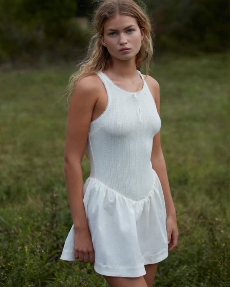 For Love & Lemons Billie Pointelle Dress - Image 1