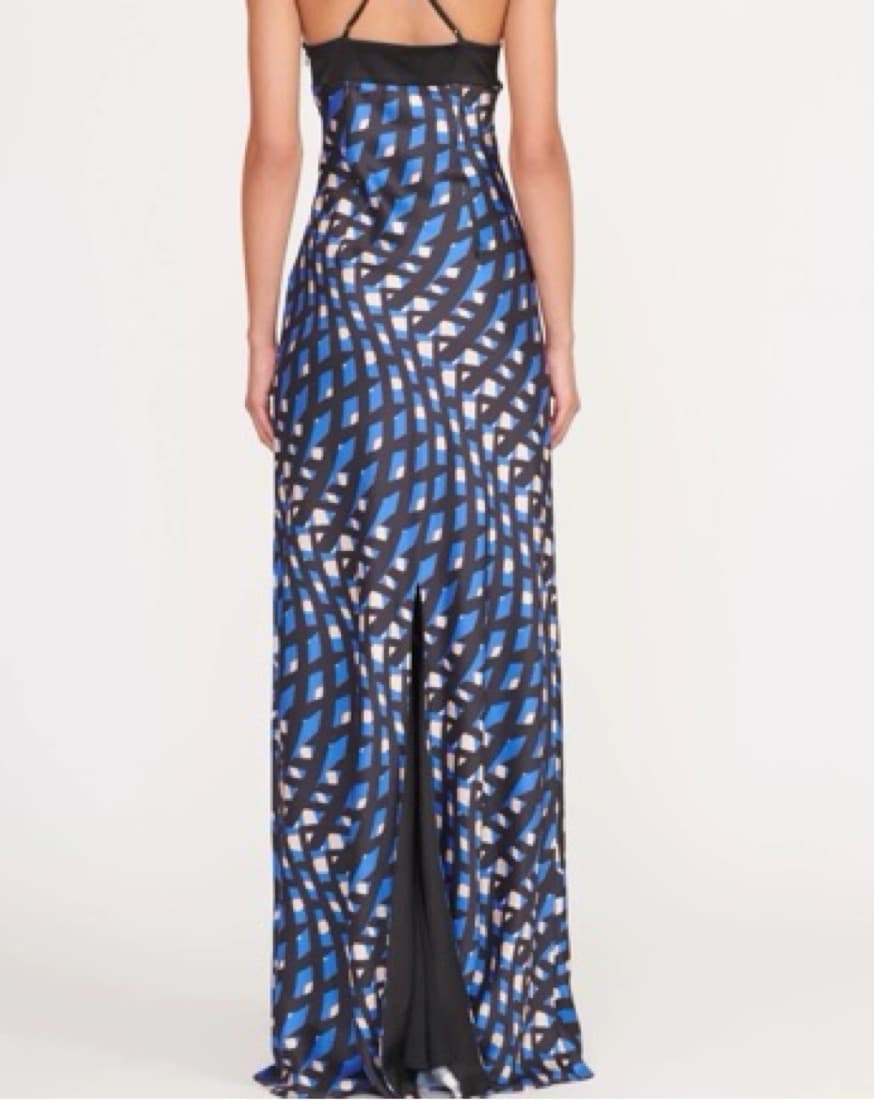 Staud Black Cubism Dress - Image 2