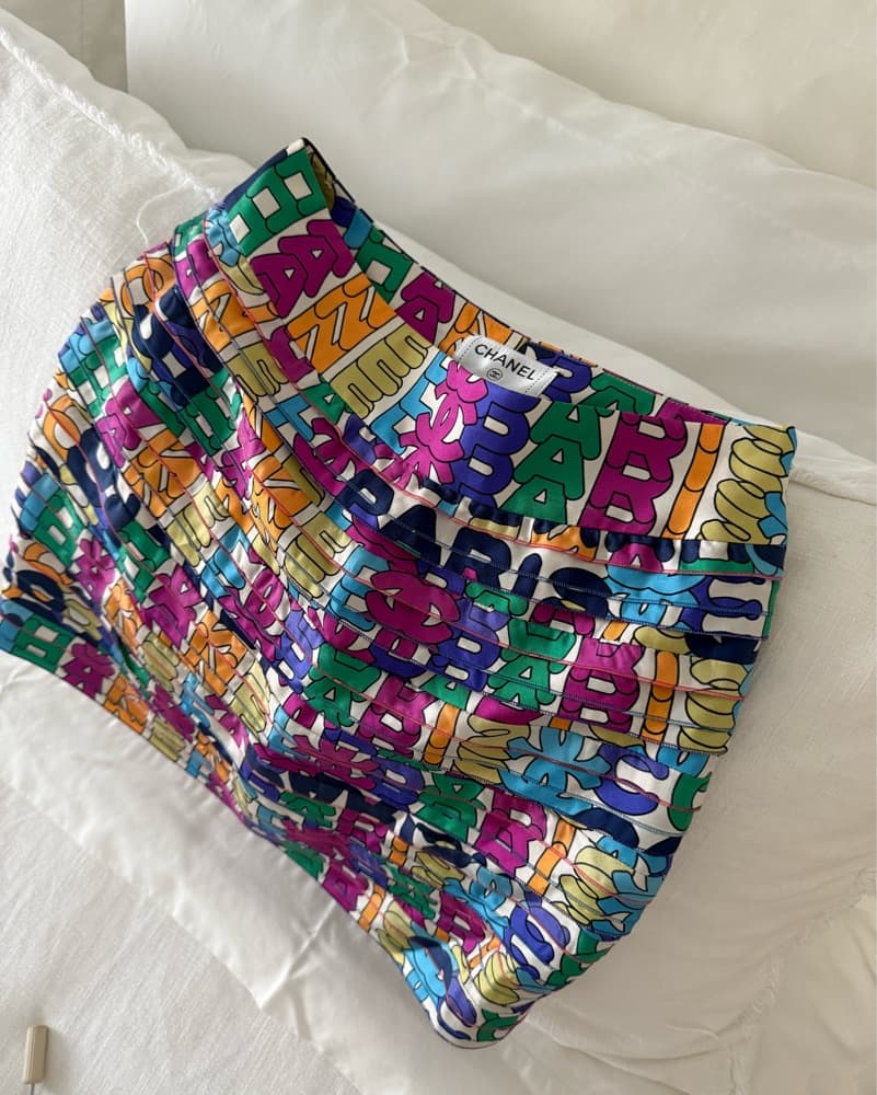Chanel printed skirt - Image 2