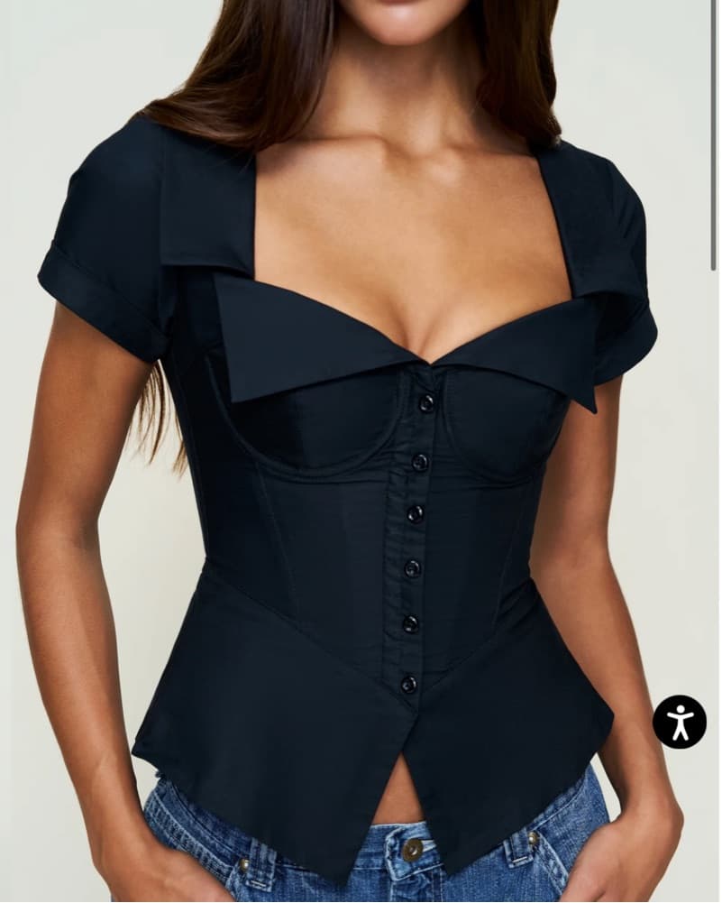 Guizio Lia Buttondown Corset  - Image 1