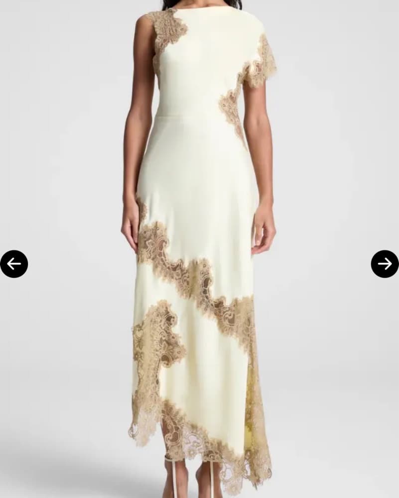 ALC Alessia Dress Canary/Beige - Image 1