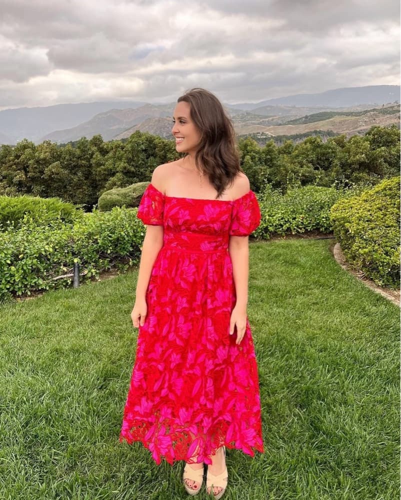  Monique Lhuiller Guipure lace midi dress - Image 1