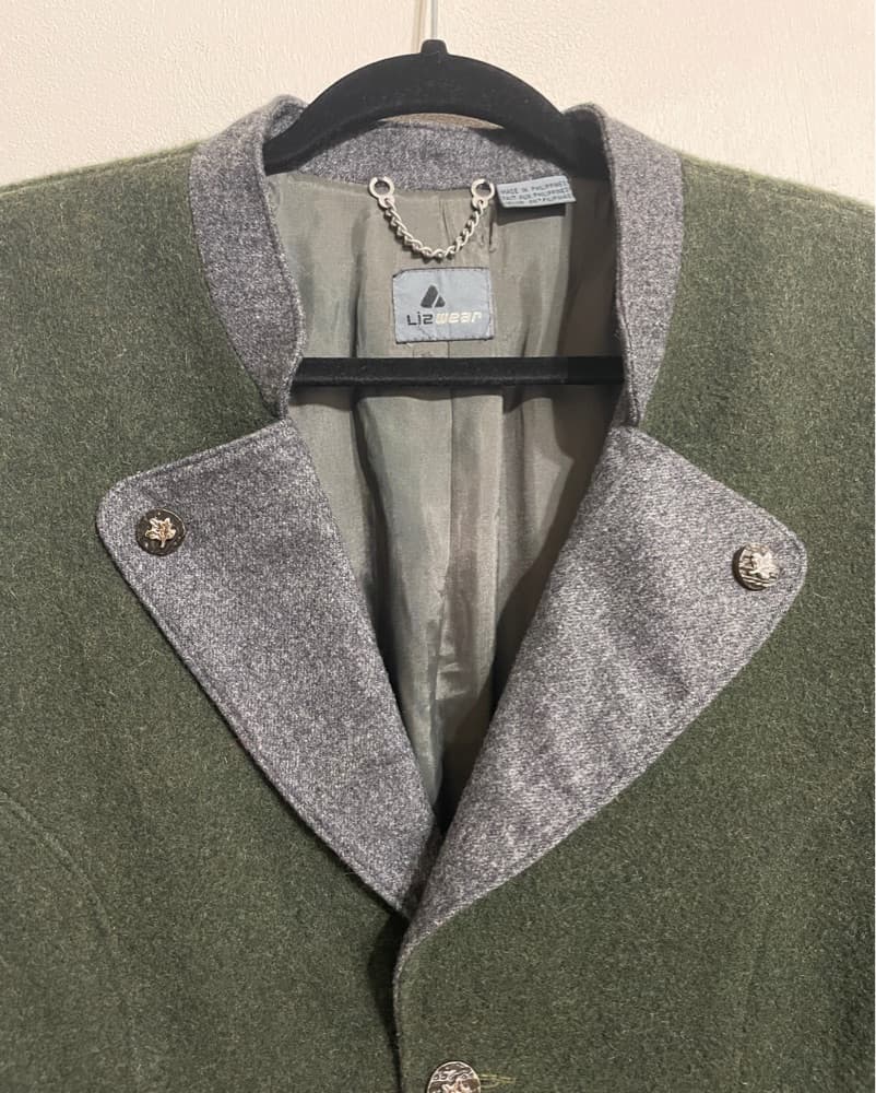 Vintage Wool Blend Blazer - Image 5