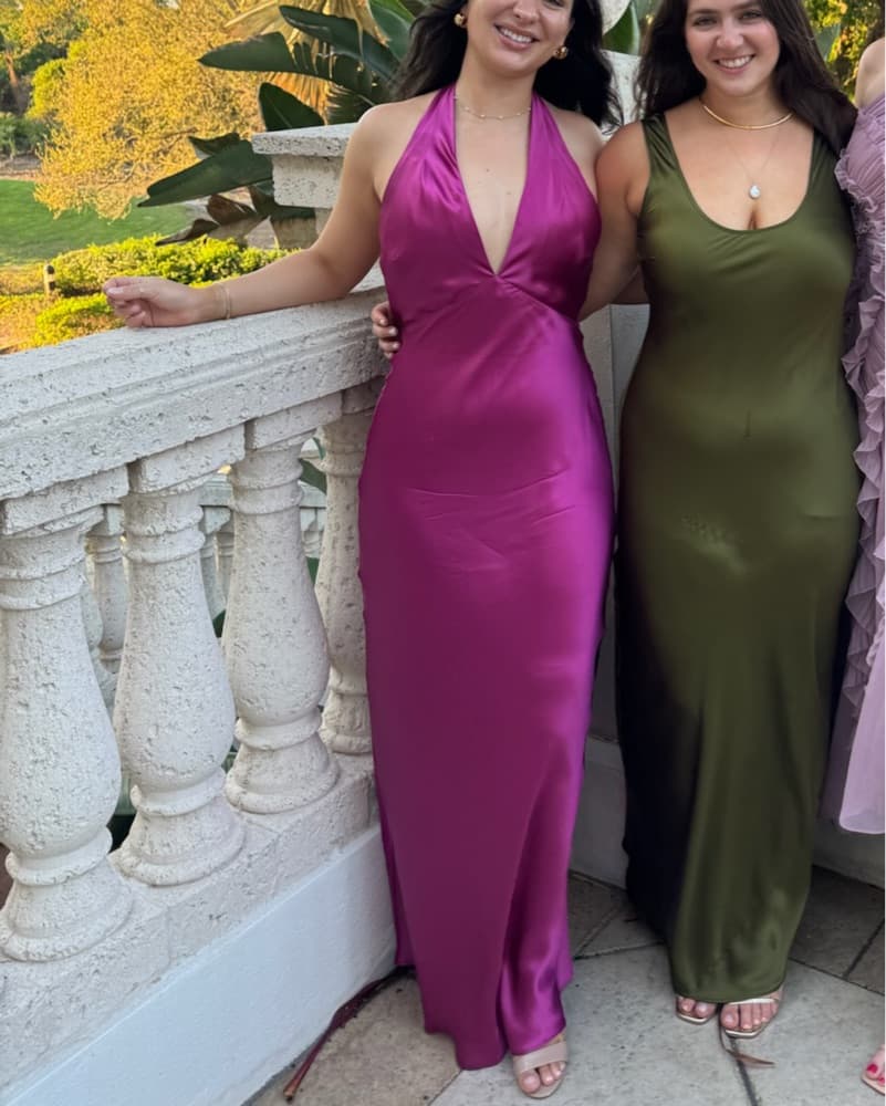 Reformation Daniela Silk Dress - Image 2