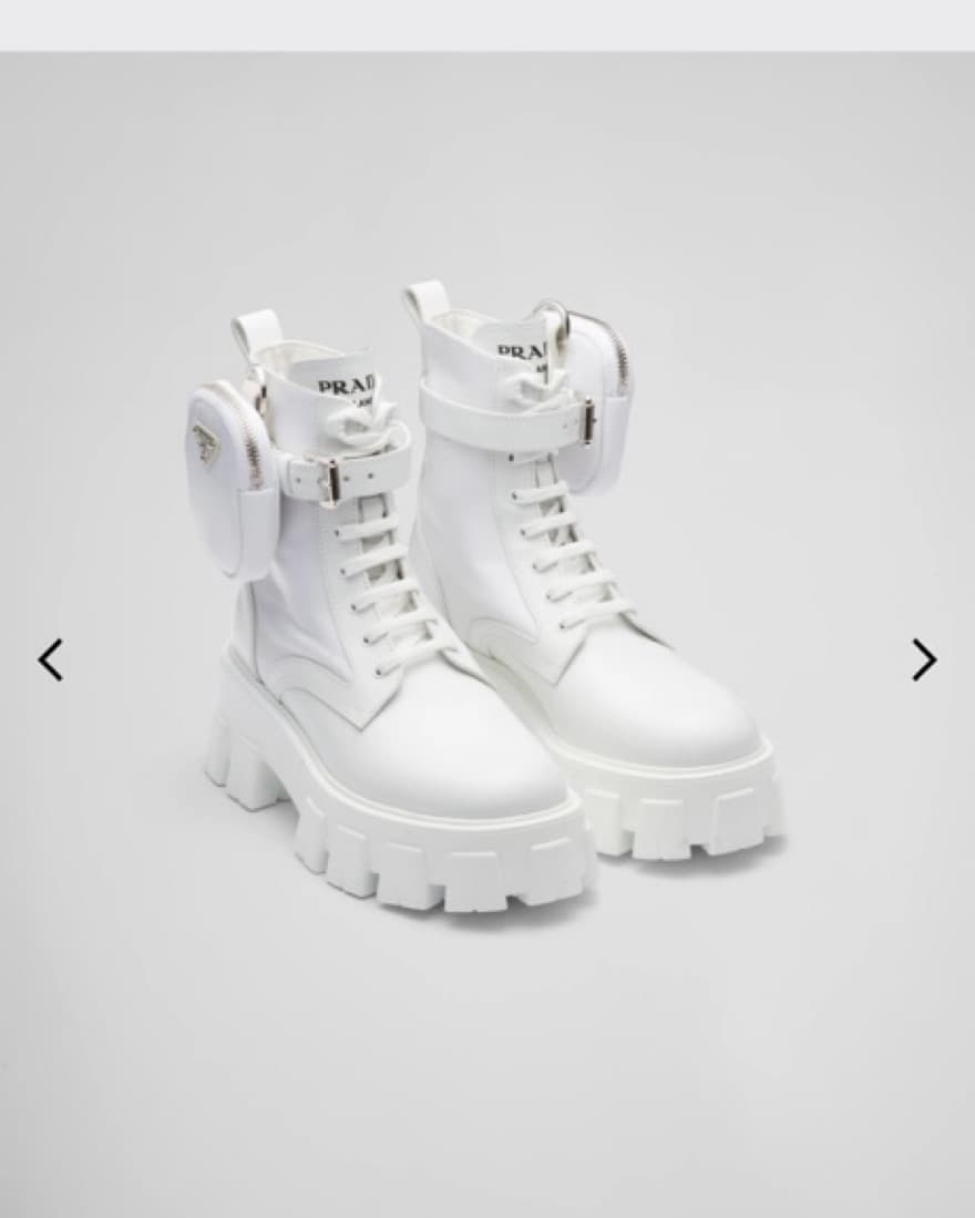 White Prada Boots  - Image 1