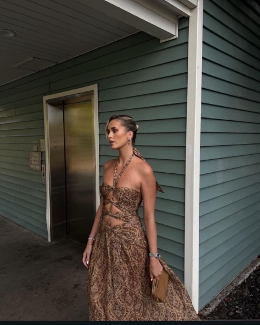 Cut Out Halter Dress - Image 4