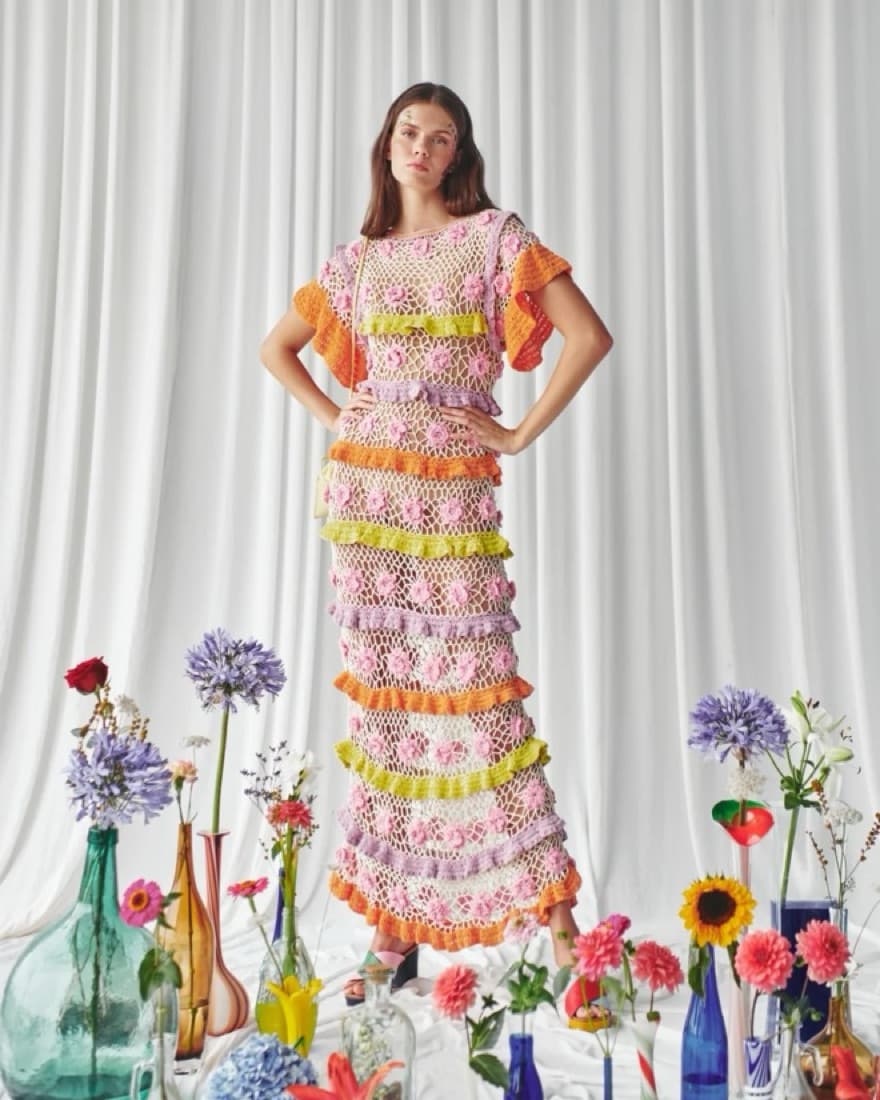 Celia B Lukas Summer Crochet Dress - Image 1