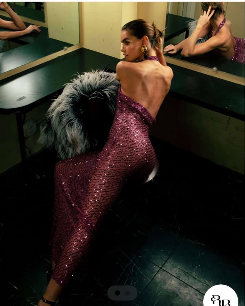 Rat & Boa Sequin Dress - Image 1