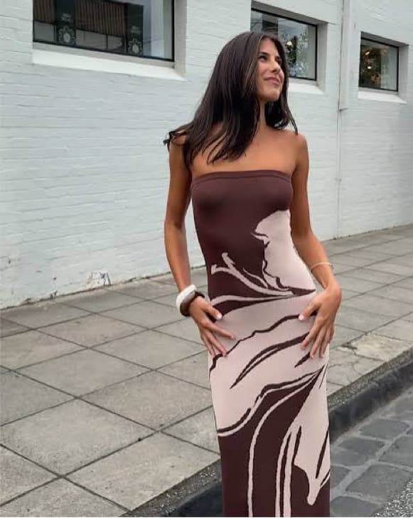 Kookai Aloha Strapless Dress - Image 3