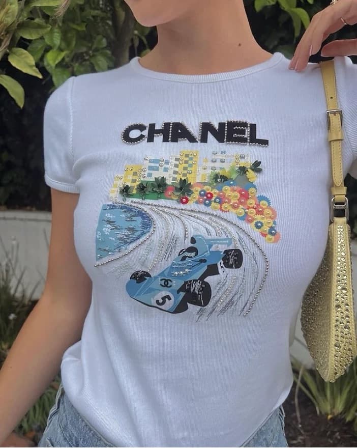 Chanel Racing Tee - Image 2