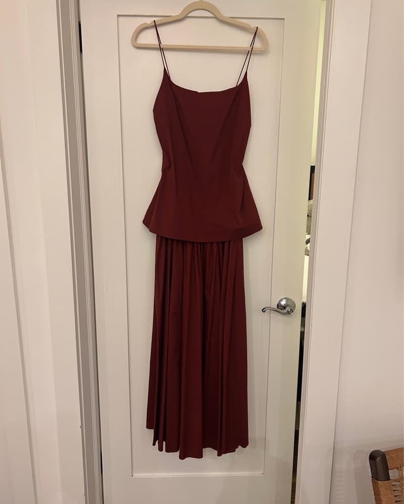 STAUD Ari Dress Sangria  - Image 3