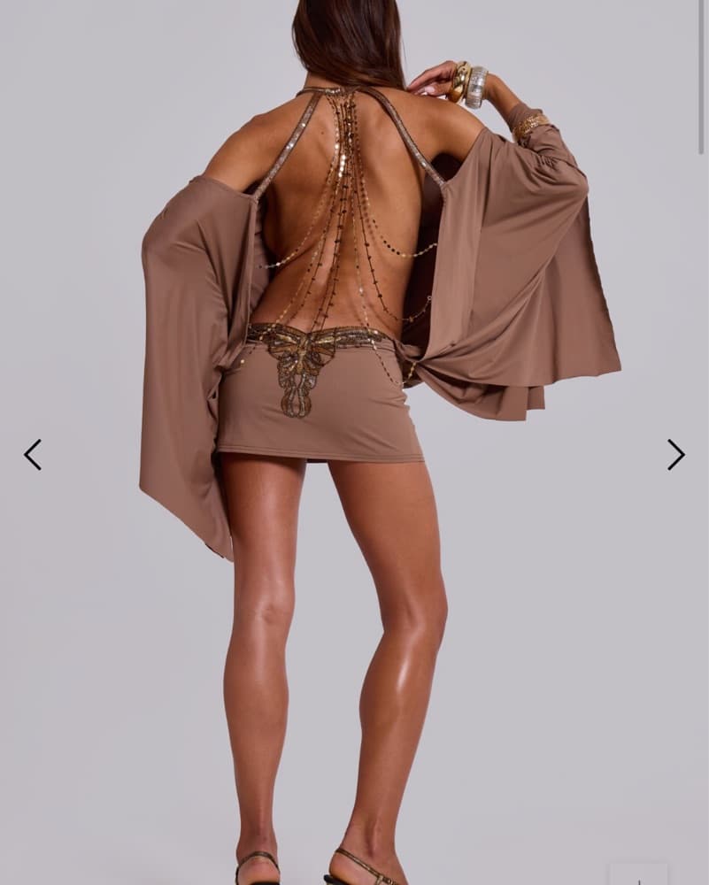 Jaded London Alula Embellished Butterfly - Image 5