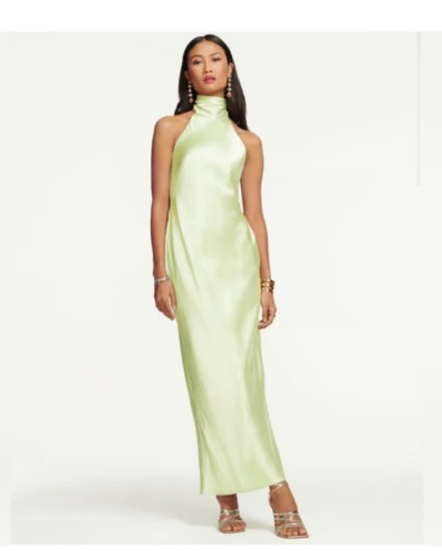 Formal Silk Maxi Dress - Image 6