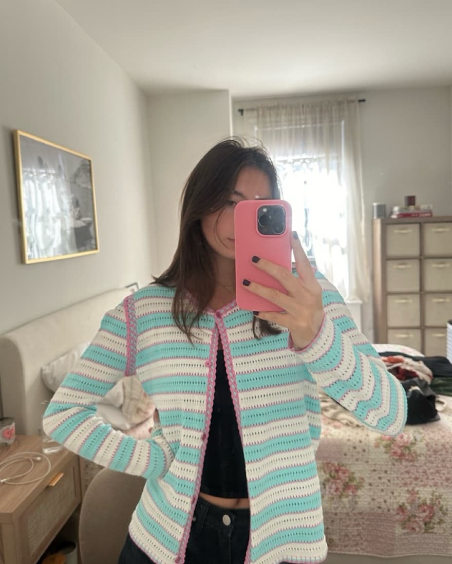 Moschino Crochet Cardigan - Image 3
