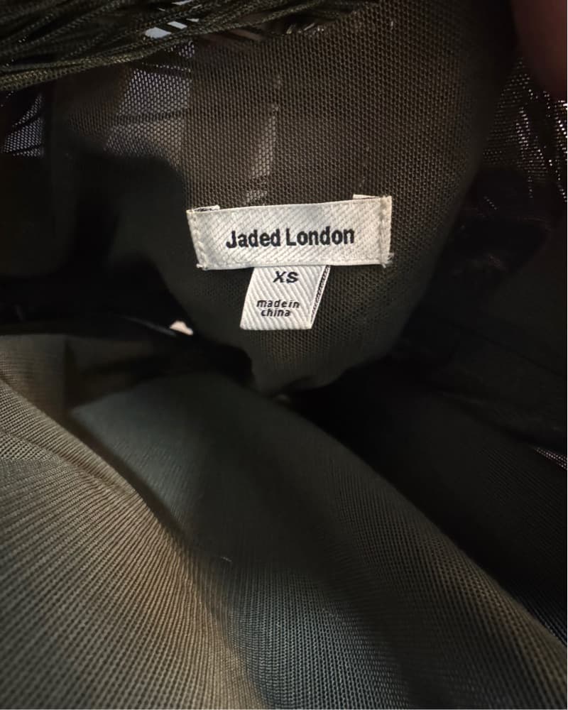 Jaded London Dress In Khaki - Image 2
