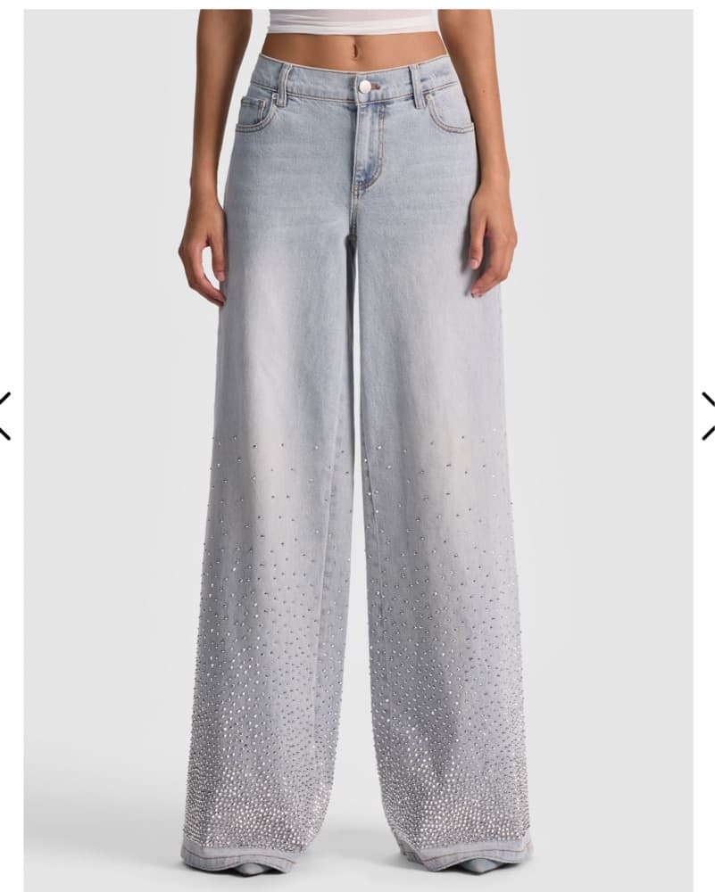 Alice & Olivia Embellished Jeans - Image 2