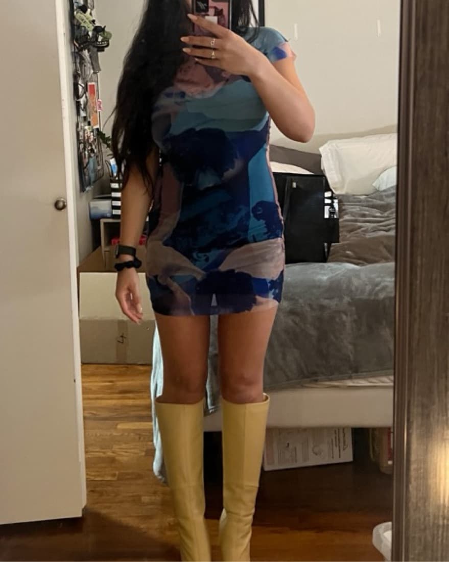 With Jéan Blue mini dress - Image 6
