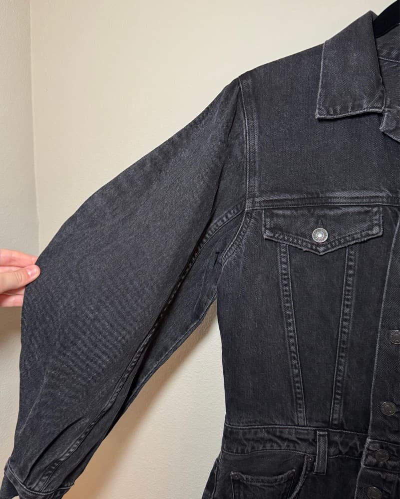 AGOLDE Edgy Denim Dress - Image 5