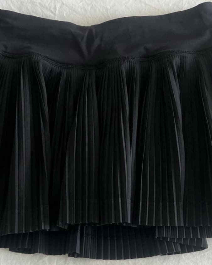 lululemon black tennis skirt - Image 1