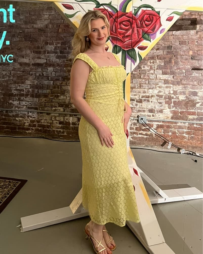 Peppermayo Tie Front Midi Dress - Image 1