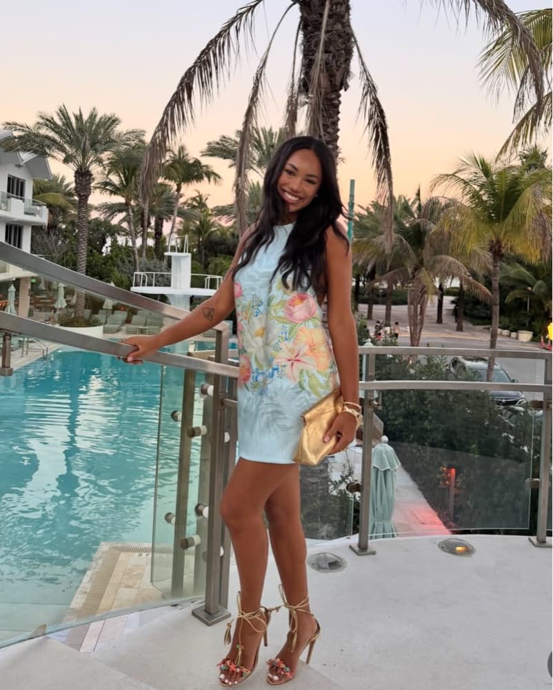 Vibrant Floral Halter Dress - Image 1