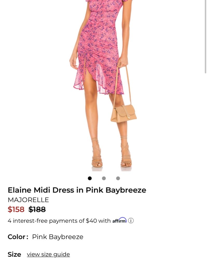 Flirty Floral Midi Dress - Image 4