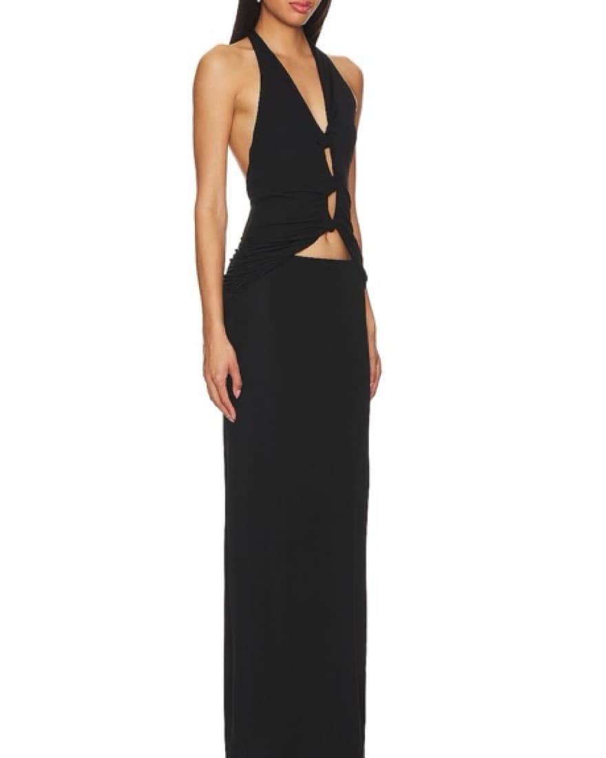LPA Angela Black Maxi Dress - Image 2
