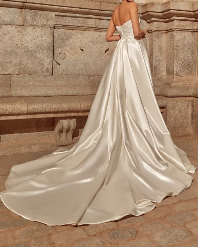 Galia Lahav Luna Silk Bridal Overskirt - Image 1