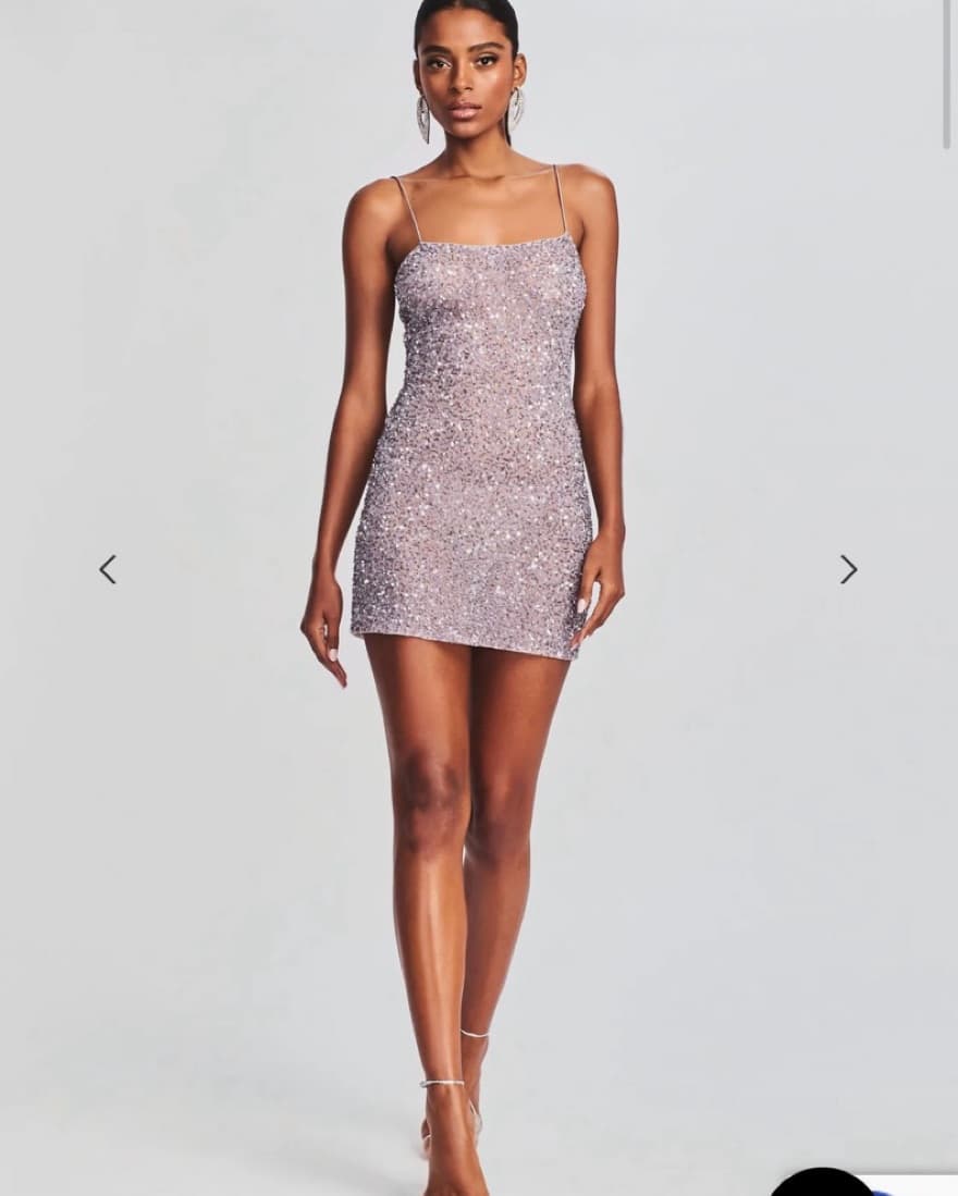 Retrofete Sheila Dress In Mink Grey  - Image 2