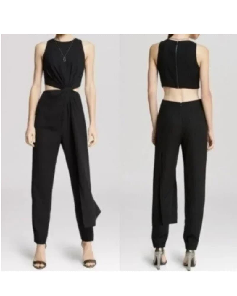 Halston Heritage Sleeveless Jumpsuit - Image 1
