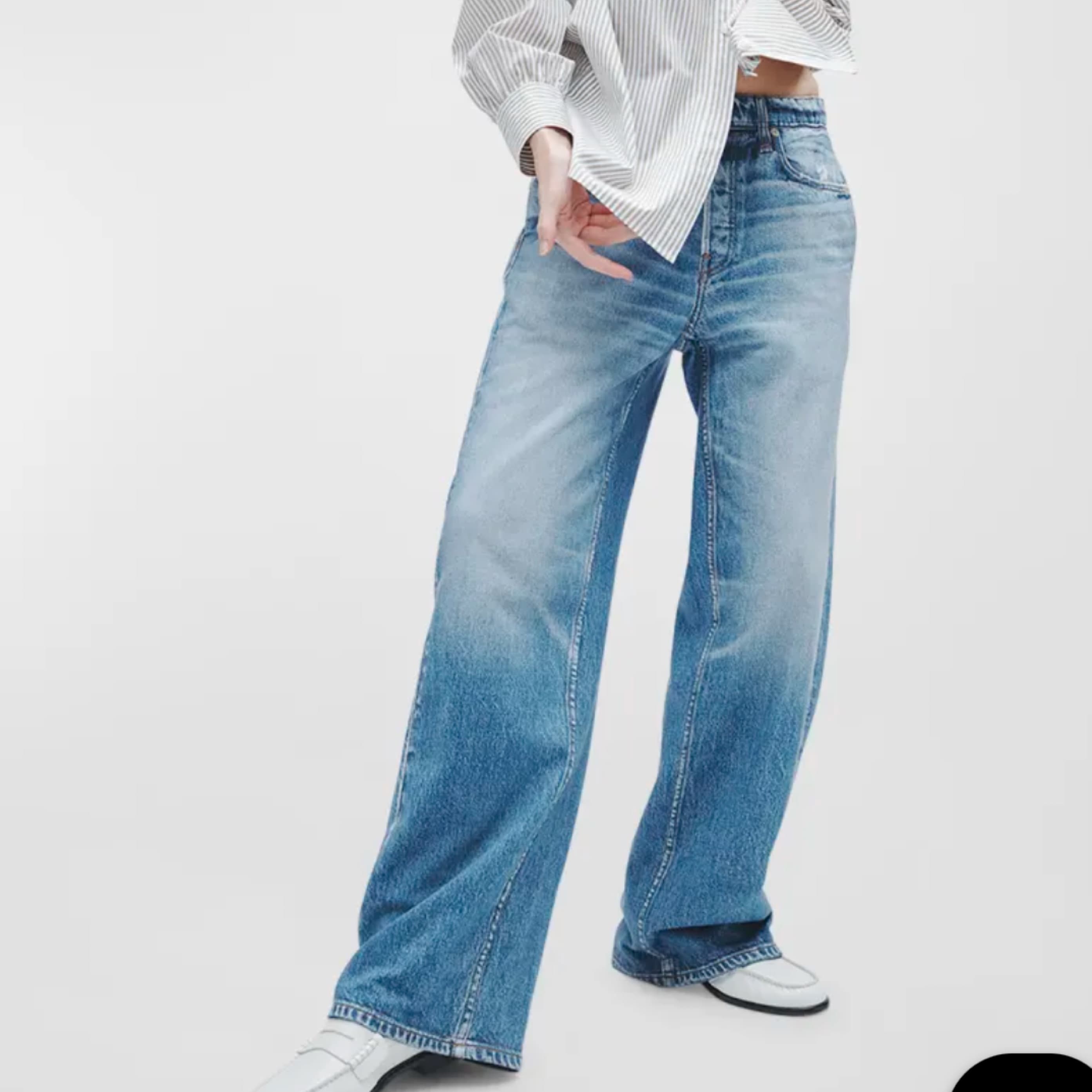 Rag And Bone Wide Leg Jean Sweatpants - Image 1