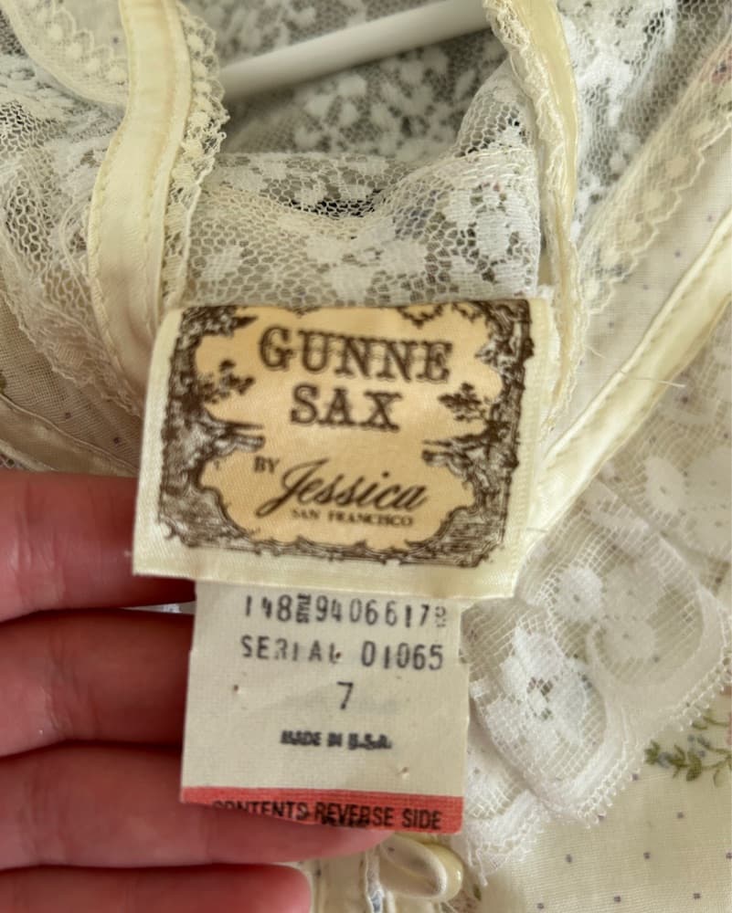 Gunne Sax 1970’s Dress - Image 2