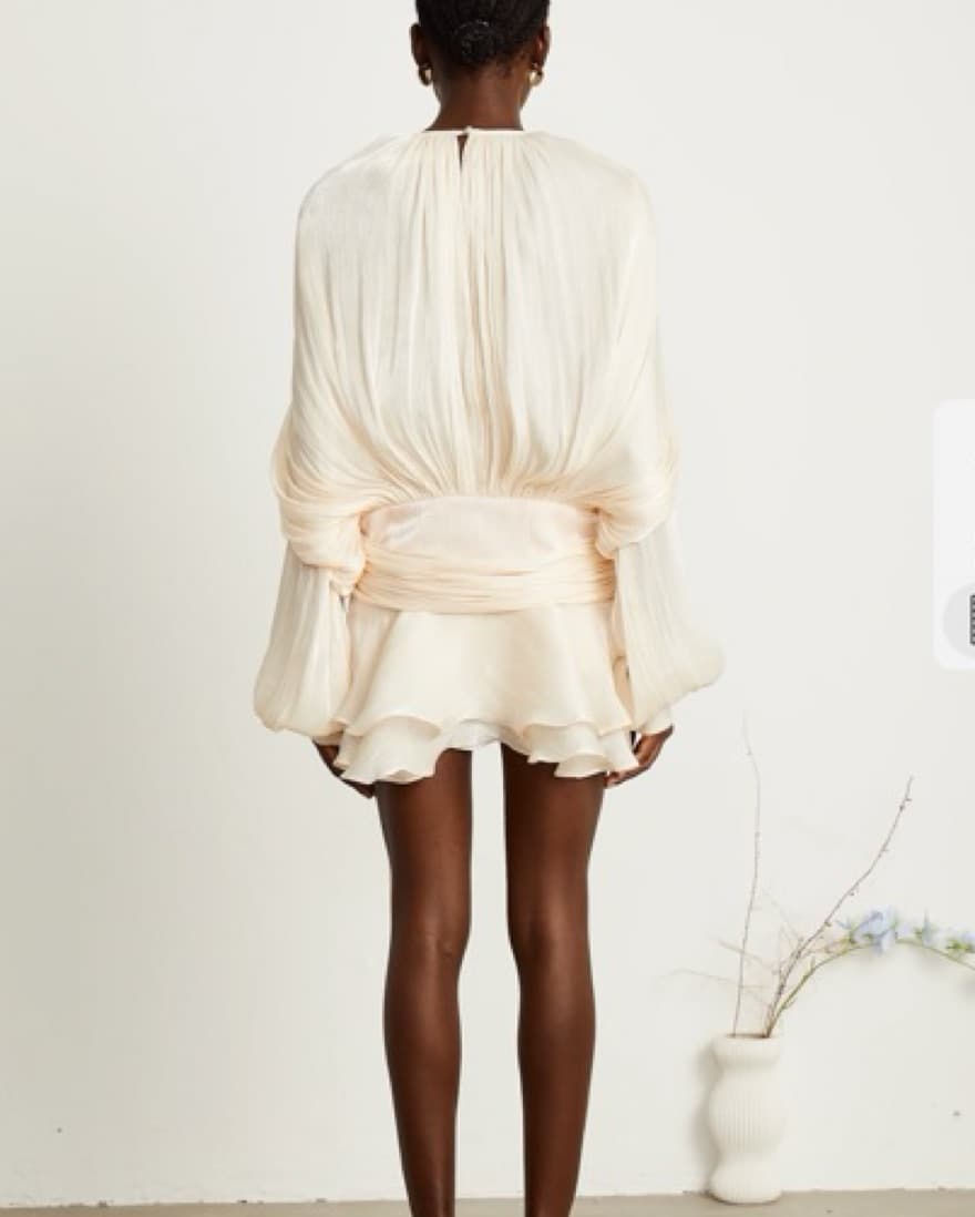 Miss roserie White Mini Dress - Image 3
